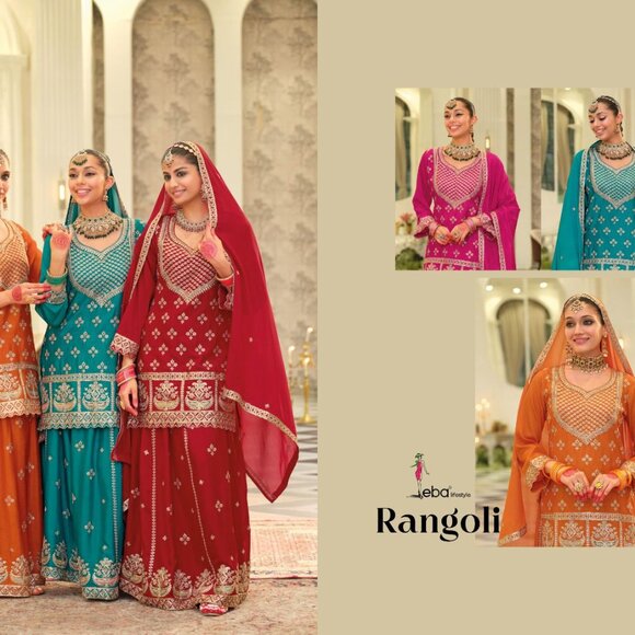 EMBROIDERY WORK SALWAR SUIT - Picture 3 of 11